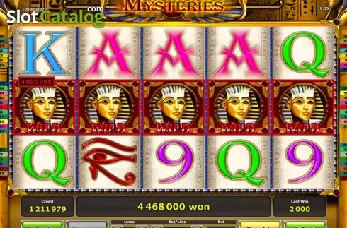 Скрин2. Sphinx Mysteries слот