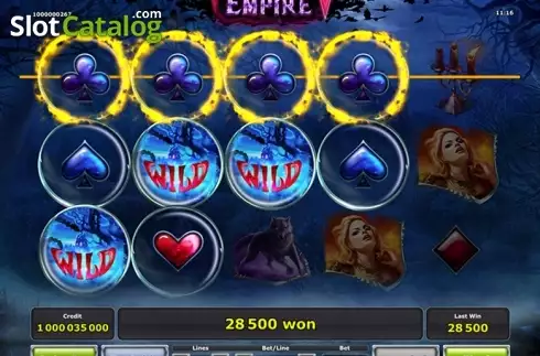 Скрин2. Empire V слот