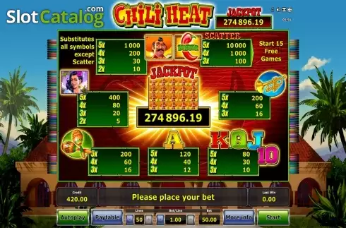 Скрин6. Chili Heat (Green Tube) слот
