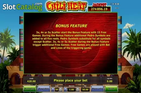 Скрин7. Chili Heat (Green Tube) слот
