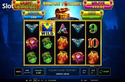 Скрин2. Vampire Fortunes слот