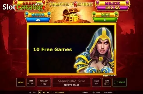 Скрин6. Vampire Fortunes слот