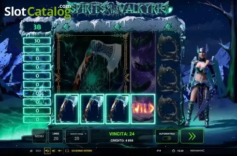 Скрин5. Spirits of the Valkyrie слот