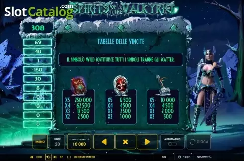 Скрин6. Spirits of the Valkyrie слот