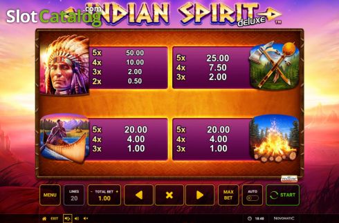 Скрин9. Indian Spirit Deluxe слот