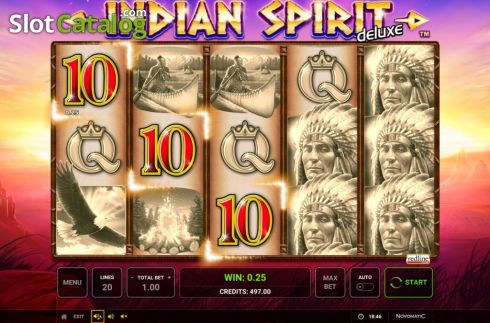 Скрин3. Indian Spirit Deluxe слот