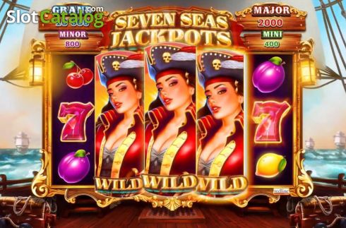 Скрин2. Seven Seas Jackpots слот