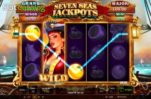 Скрин4. Seven Seas Jackpots слот