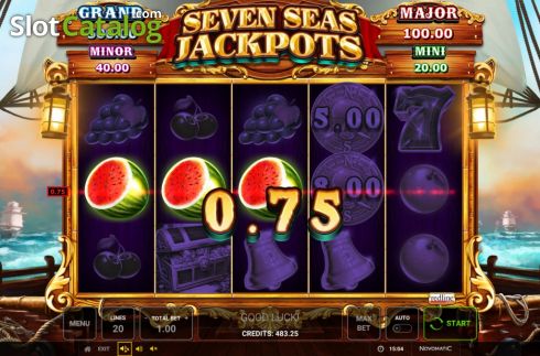 Скрин5. Seven Seas Jackpots слот