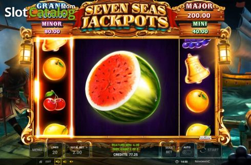 Скрин8. Seven Seas Jackpots слот