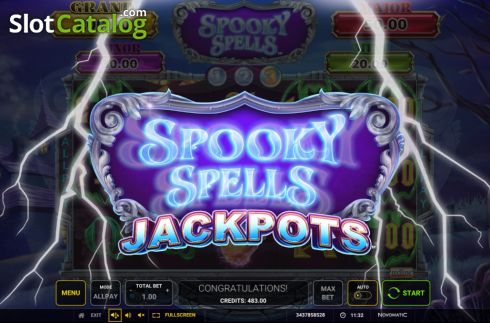 Скрин4. Spooky Spells слот