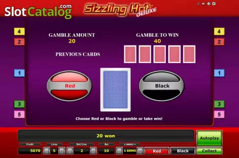 Скрин5. Sizzling Hot deluxe слот