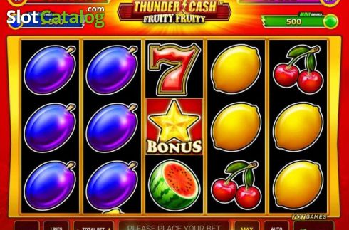Скрин2. Thunder Cash Fruity Fruity слот