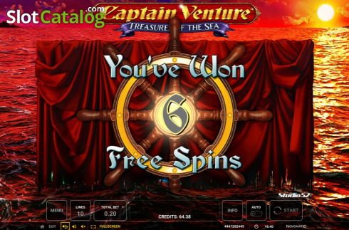 Скрин8. Captain Venture Treasures of the Sea слот