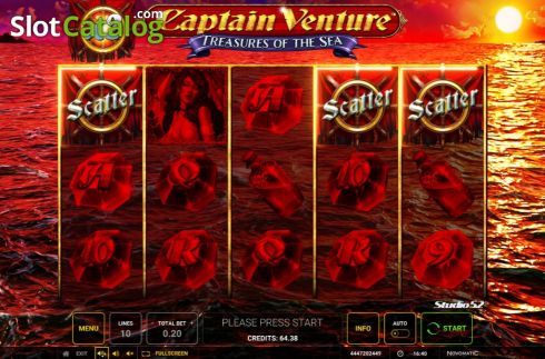 Скрин9. Captain Venture Treasures of the Sea слот