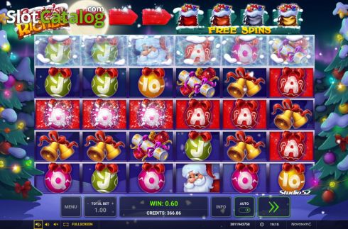 Скрин6. Santa’s Riches слот