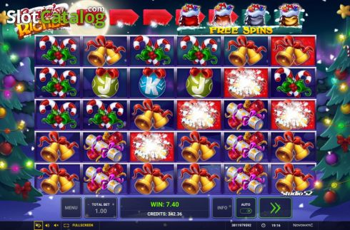 Скрин8. Santa’s Riches слот
