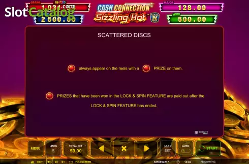 Скрин6. Sizzling Hot Cash Connection слот