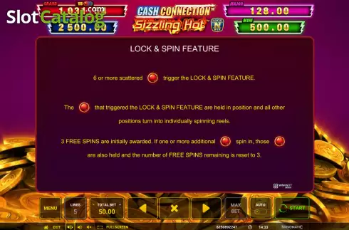 Скрин8. Sizzling Hot Cash Connection слот
