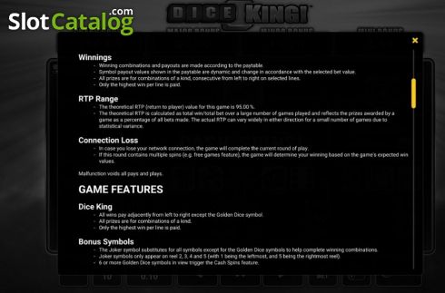 Скрин7. Dice King слот