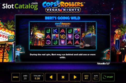 Скрин9. Cops n Robbers Vegas Nights слот