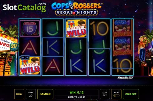 Скрин3. Cops n Robbers Vegas Nights слот