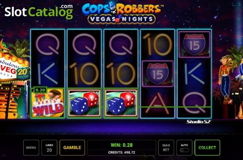 Скрин4. Cops n Robbers Vegas Nights слот
