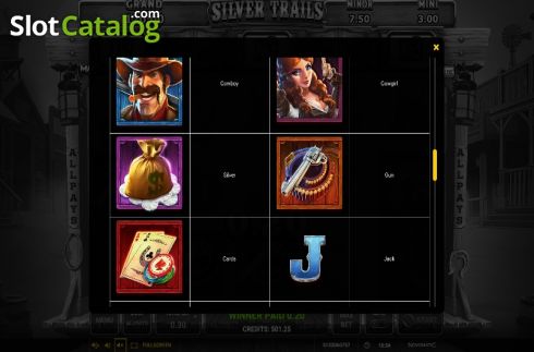 Скрин9. Silver Trails слот