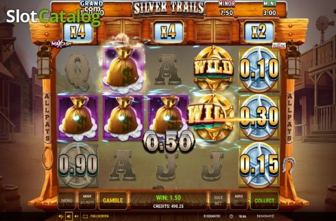 Скрин3. Silver Trails слот