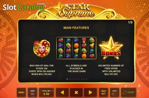 Скрин5. Star Supreme слот