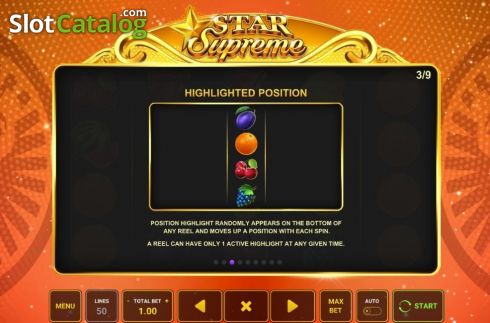 Скрин7. Star Supreme слот