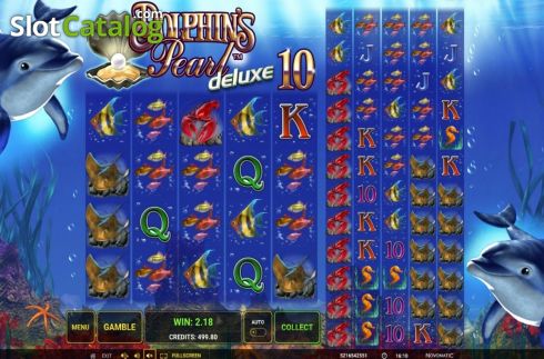 Скрин2. Dolphins Pearl Deluxe 10 слот