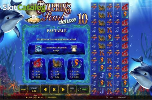 Скрин3. Dolphins Pearl Deluxe 10 слот