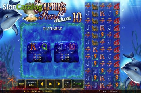 Скрин5. Dolphins Pearl Deluxe 10 слот