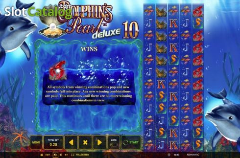 Скрин6. Dolphins Pearl Deluxe 10 слот