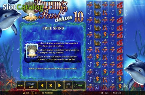 Скрин8. Dolphins Pearl Deluxe 10 слот
