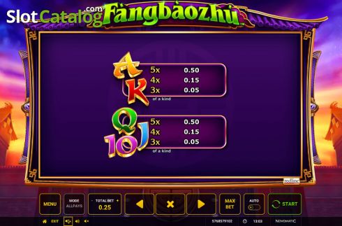 Скрин9. FangBaoZhu слот