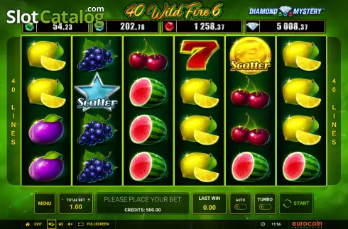 Скрин2. 40 Wild Fire 6 слот