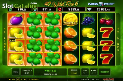 Скрин3. 40 Wild Fire 6 слот