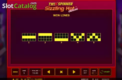 Скрин8. Twin Spinner Sizzling Hot Deluxe слот