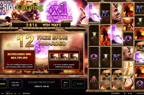 Скрин6. Apollo God Of The Sun 10 Win Ways слот