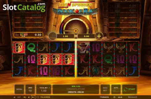 Скрин5. Twin Spinner Book of Ra Deluxe слот