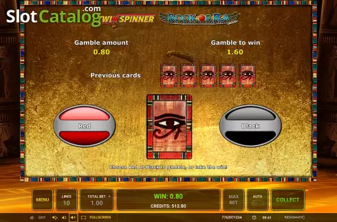 Скрин8. Twin Spinner Book of Ra Deluxe слот