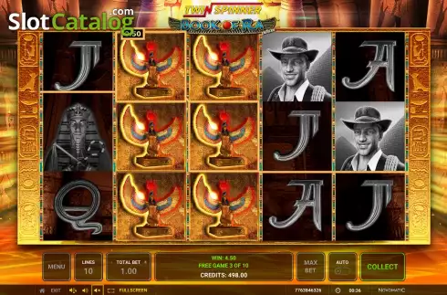 Скрин6. Twin Spinner Book of Ra Deluxe слот