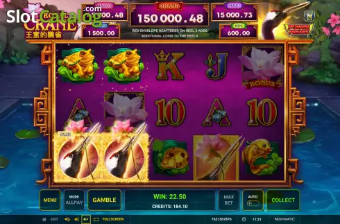 Скрин3. Power Prizes Royal Crane слот
