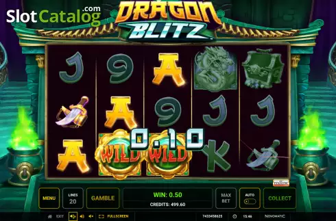 Скрин3. Dragon Blitz (Greentube) слот