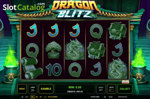 Скрин4. Dragon Blitz (Greentube) слот