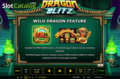 Скрин6. Dragon Blitz (Greentube) слот