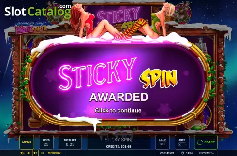 Скрин7. Diamond Link Mighty Santa слот