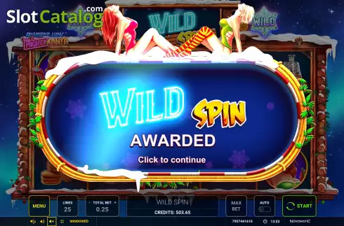 Скрин8. Diamond Link Mighty Santa слот
